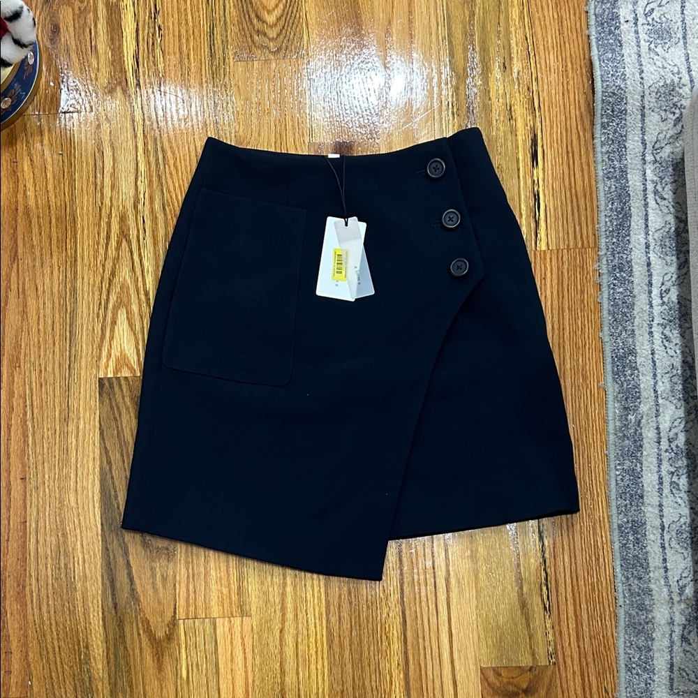 A loves A Stylish Black Asymmetrical Mini Skirt
